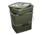 TRAKKER Olive Square Container 13 Liter (inclusief Tray)